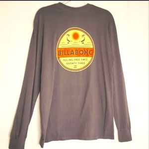 Billabong Top Waved Washed Logo TShirt M